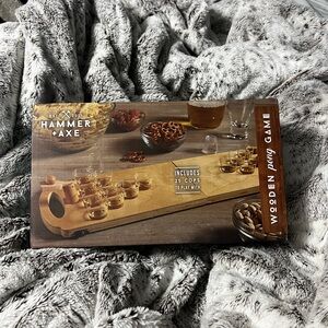 NIB wooden pong game